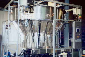 Máquina posicionadora de botellas